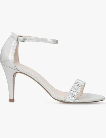 carvela silver shoes