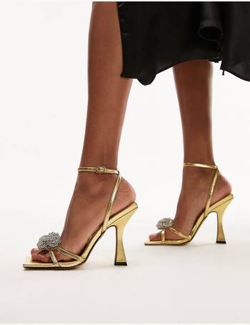 Shop Topshop Gold Sandals for Women up to 80 Off DealDoodle