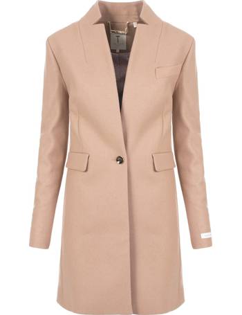 bianza straight tailored coat