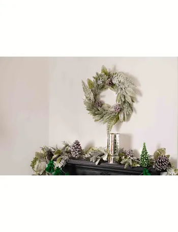 6ft (1.8m) Premier PVC Plain Black Tipped Artificial Christmas