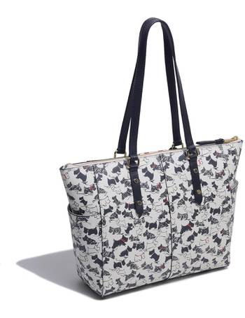 Radley data dog large zip top tote discount bag