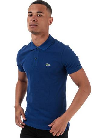 Lacoste Mens PH5134 Ribbed Embroidered Crocodile Polo Shirt 28% OFF RRP