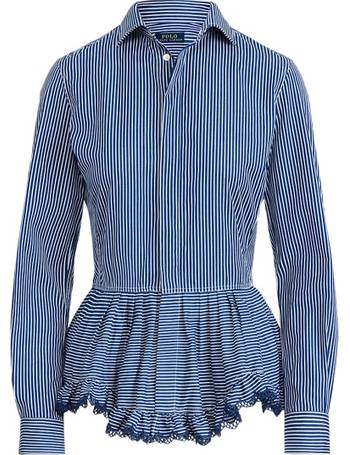 ralph lauren peplum shirt