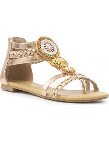 Shoe zone sale gold sandals