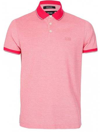 hugo boss polo pink