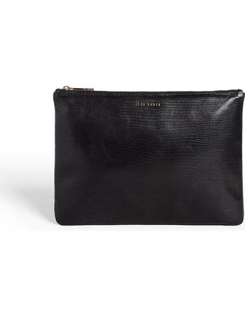 ted baker lulahh crosshatch deboss pouch