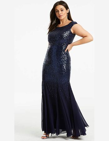 quiz royal blue sequin dress