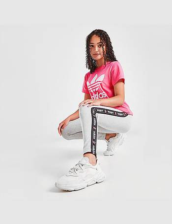 Adidas originals tape online poly track pants junior