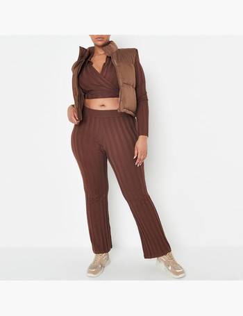 Missguided Plus Size Rib Stirrup Leggings