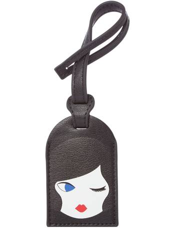 Lulu guinness store luggage tag