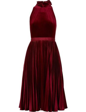 ted baker cornela velvet dress