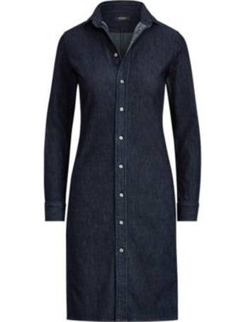 Polo ralph lauren stretch best sale denim shirtdress