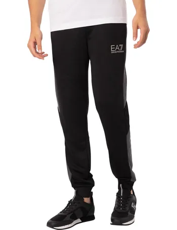 armani grain tape joggers