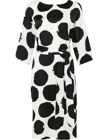 wallis black and white dress