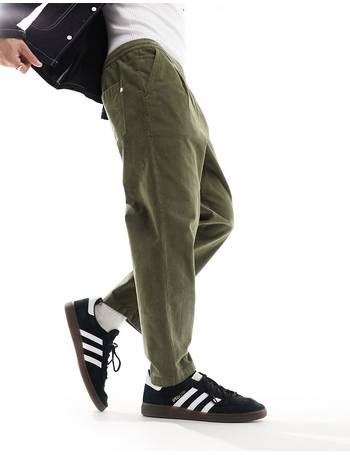 Carhartt WIP landon loose tapered corduroy trousers in green