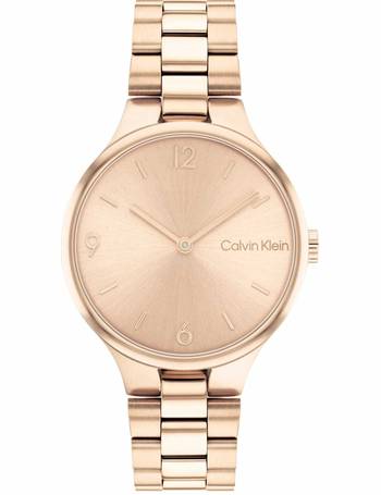 Buy Calvin Klein Ladies Stately Watch, Rose Gold Tone Online