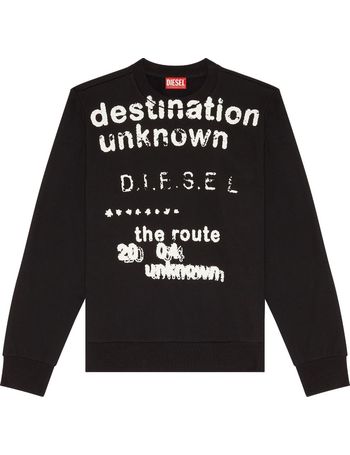 Shop Diesel Men's Black Sweatshirts up to 70% Off