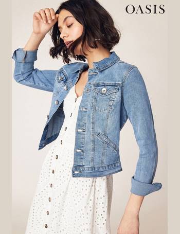 Oasis blue clearance nancy denim jacket