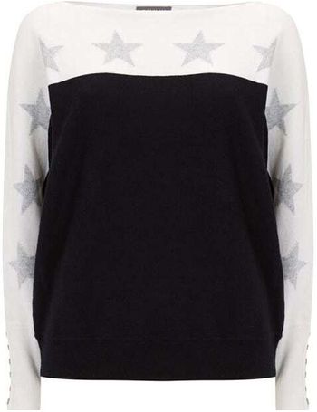 Mint velvet navy hot sale star jumper