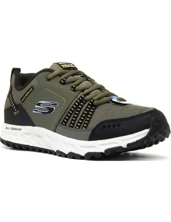 shoe zone mens black trainers