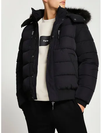 river island parka mens