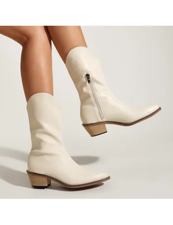 shein beige boots