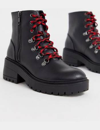 skechers black boots womens