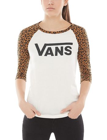 womens vans leopard shirt