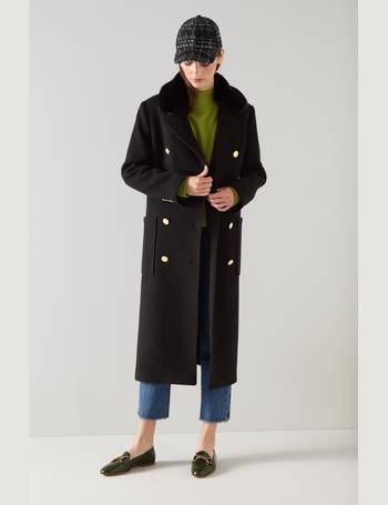 Lk bennett aster green on sale coat