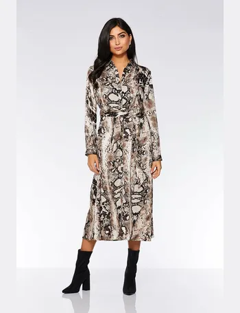 Quiz deals snakeskin dress