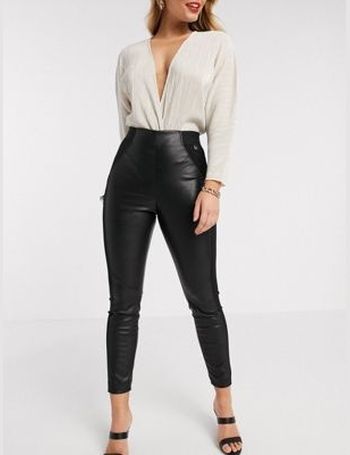 kloriis faux leather leggings