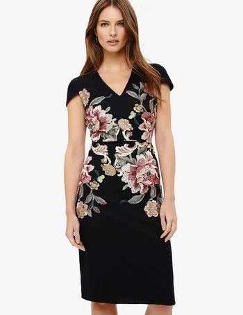 phase eight alissa embroidered dress