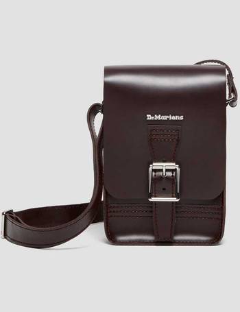 Kie Smooth Leather Leather Vertical Crossbody Bag, Black