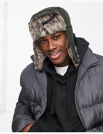 SVNX check trapper hat in orange