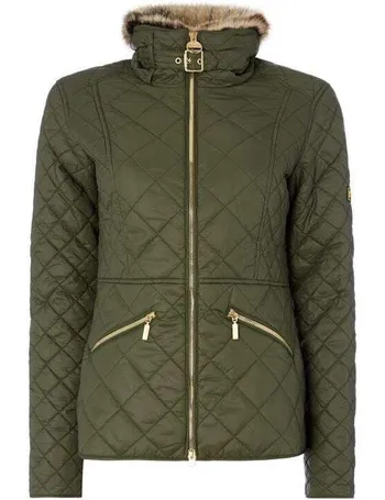 barbour corner quilted jacket