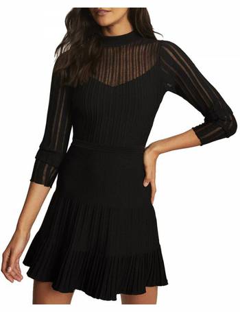 Shop Reiss Womens Black Knit Dresses up to 70% Off | DealDoodle