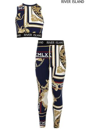 Shop River Island Print Leggings for Girl