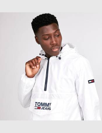 Tommy jeans overhead hot sale hooded anorak jacket