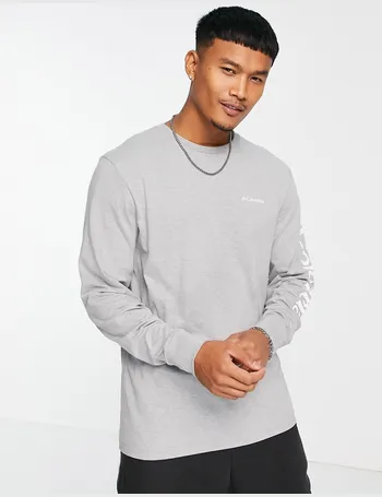 Columbia North Cascades sleeve print long sleeve t-shirt in stone