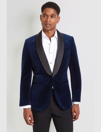 moss bros velvet blazer