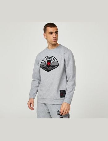 Zavetti Canada Botticini Mesh Overhead Hoodie, Grey Marl