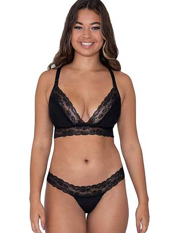 Curvy Kate Fuller Bust Get Up & Chill Non Wired Bralette With Mesh