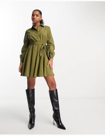 Miss selfridge hotsell khaki dress