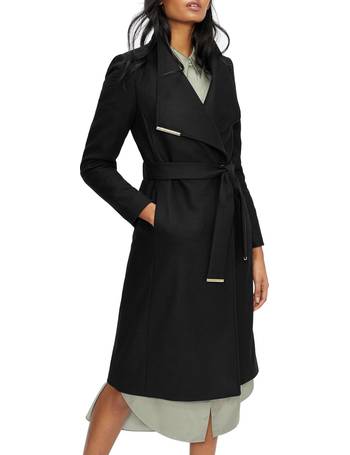 ted baker wool blend wrap coat