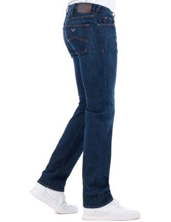 emporio armani j21 regular fit stretch jeans navy