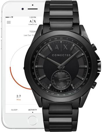 Armani exchange connected drexler 48mm smartwatch sale