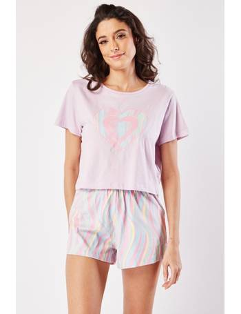 Heart Print Cotton Pyjama Set