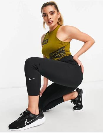 Nike One Training dri fit high rise cropped leggings in diffused