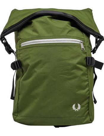 fred perry roll top backpack