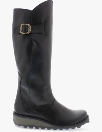 Fly london sher tall sales boots black